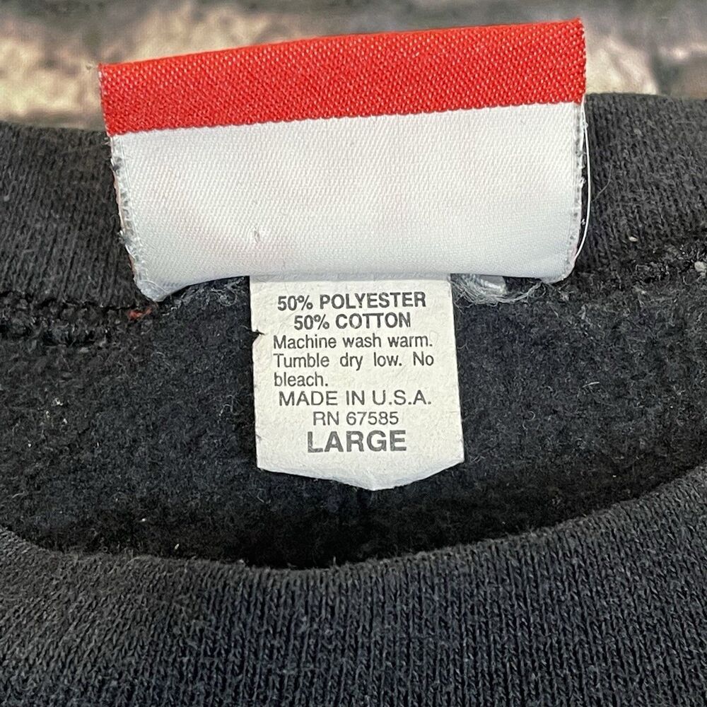 Vintage 1995 Coca Cola Coke Soda Polar Bear Crewneck Sweatshirt Sz L Retro USA - Picture 11 of 14